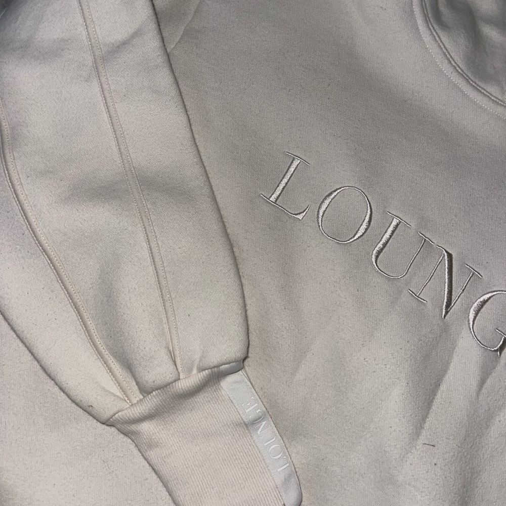 Lounge Women's Cream Sweater - Picture 3 of 5